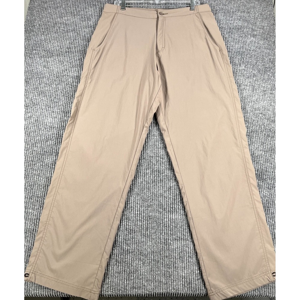 Royal Robbins Pants Womens Size 14 Brown Chino Outdoor Hiking Camping Light